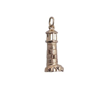 9ct 23x10mm lighthouse charm