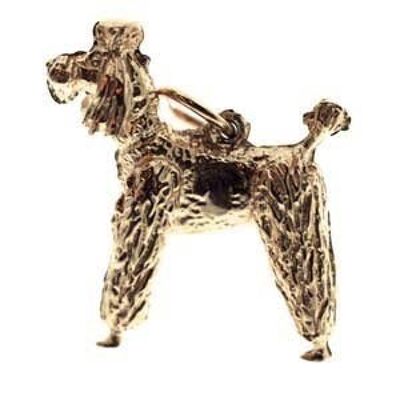 9ct 23x19mm poodle Charm