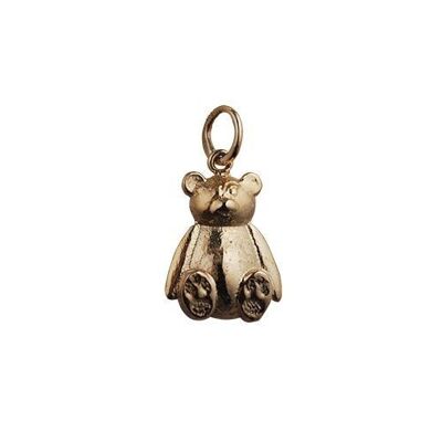 9ct 14x11mm Teddy bear Charm