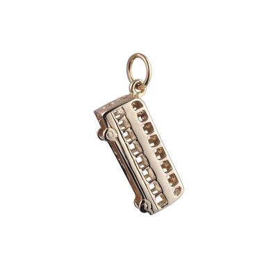 9ct 20x8mm double decker bus Pendant or charm