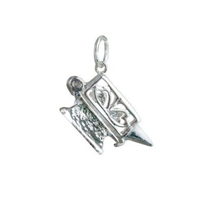 Silver 20x10mm moveable Lovers Anvil Charm