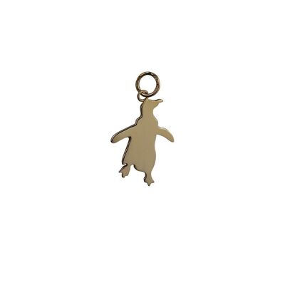 9ct 17x22mm Penguin Pendant or Charm