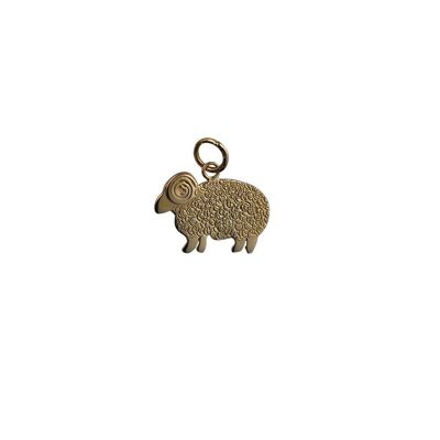 9ct 20x14mm Sheep Pendant or Charm