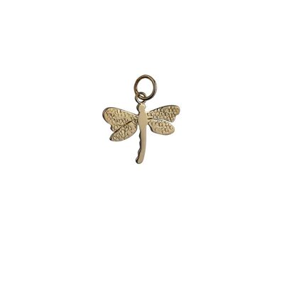 9ct 20x15mm Butterfly Dragonfly Pendant or Charm