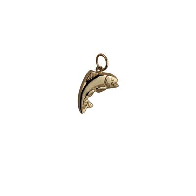 9ct 19x14mm Fish Pendant or Charm