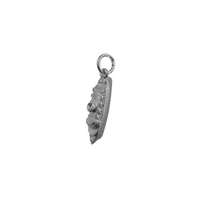 Silver 20x7mm Ocean Ship Liner Pendant or Charm