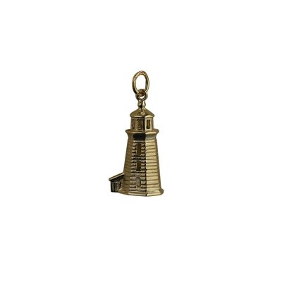 9ct 22x13mm Lighthouse Pendant or Charm