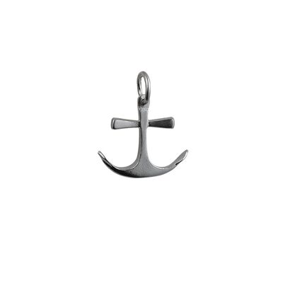 Silver 16x18mm Anchor Pendant or Charm