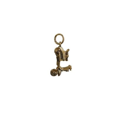 9ct 17x12mm Scooter Pendant or Charm