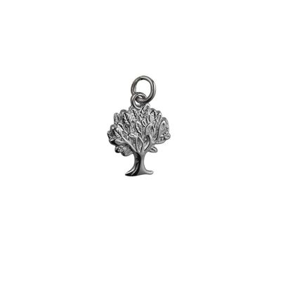 Silver 18x17mm Tree of Life Pendant or Charm