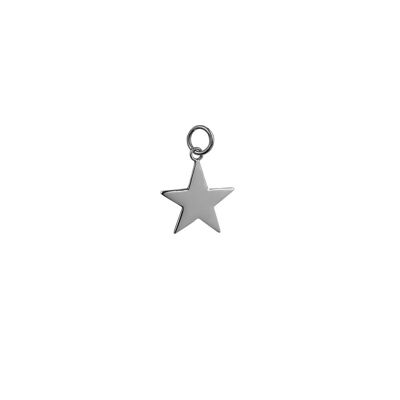 Silver 15mm Star Pendant or Charm