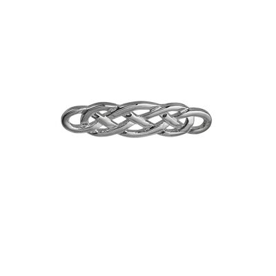 Silver 49x15mm Celtic Pendant
