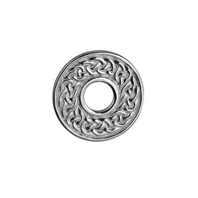 Silver 40mm round Celtic Pendant