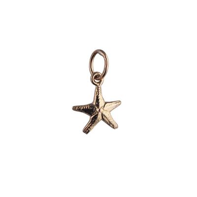 9ct 10x10mm starfish Pendant or Charm
