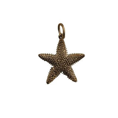 9ct 19x19mm Star Fish Pendant or Charm