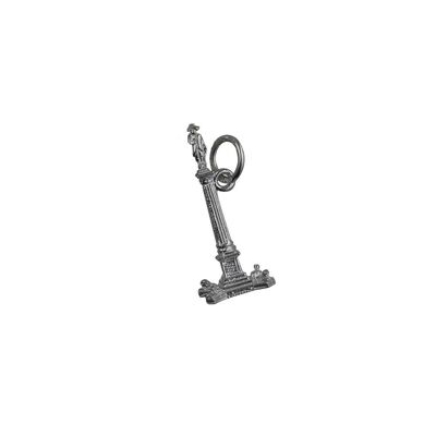 Silver 23x10mm Nelson's Column Pendant or Charm