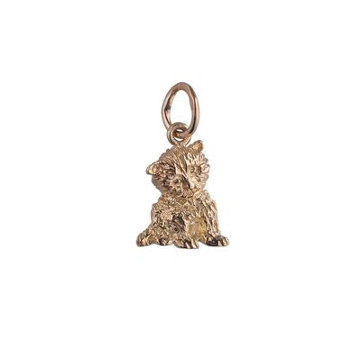 9ct 12x11m Kitten Pendant or Charm