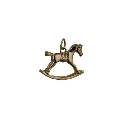 9ct 18x23mm Rocking Horse Pendant or Charm