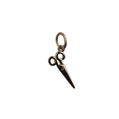 9ct 15x6mm seamstress's scissors Pendant or Charm