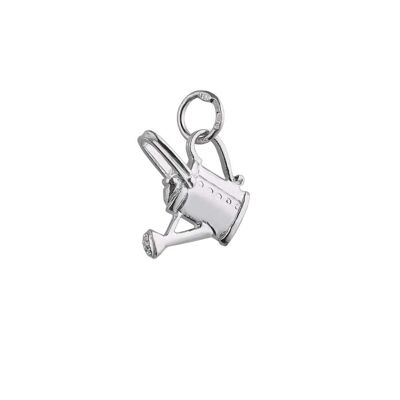 Silver 16x17mm Watering Can Pendant or Charm