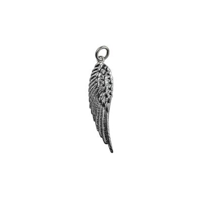 Silver 39x12mm Angel's left Wing Pendant or Charm