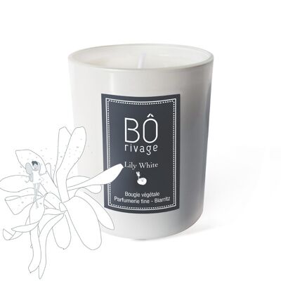 "Lily White" Vegetable scented candle 160g