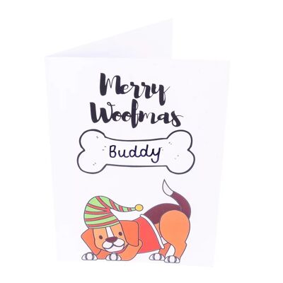 Cartolina di Natale personalizzata per cani PawBakes