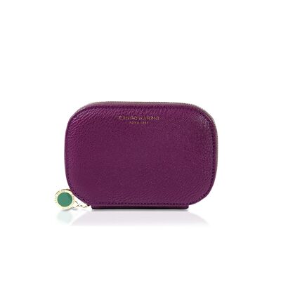 ANNE WALLET PURSIE ROSE GRIS FONCÉ