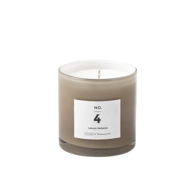 NO. 4 - Lemon Verbena Scented Candle, Natural wax (200 G. - 50 Hour - D8xH8 cm)