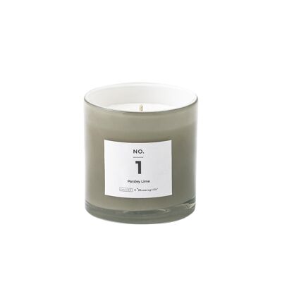 NO. 1 - Parsley Lime Scented Candle, Natural wax (200 G. - 50 Hour - D8xH8 cm)