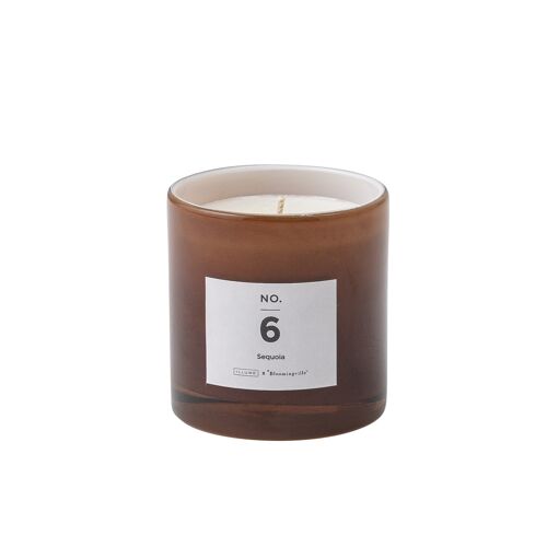 NO. 6 - Sequoia Scented Candle, Natural wax (200 G. - 50 Hour - D8xH8 cm)