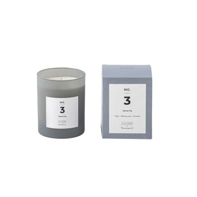 NO. 3 - Santal Fig Scented Candle, Natural wax (210 G. - 50 Hour - Gift box - D8xH10 cm)