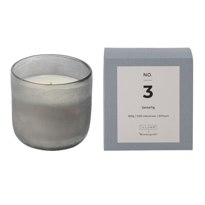 NO. 3 - Santal Fig Scented Candle, Natural wax (390G - 60 Hour - Gift Box - D10xH10,5 cm)