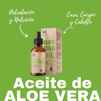 HUILE D'ALOE VERA - Pure et Naturelle - Flacon verre 100 ml - Soin Intensif Visage, Corps et Cheveux 5