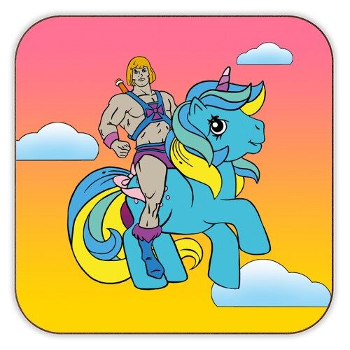 COASTERS, MY LITTLE HE-MAN BY BITE YOUR GRANNY