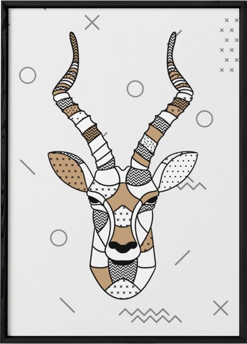 Affiche Antilope scandinave