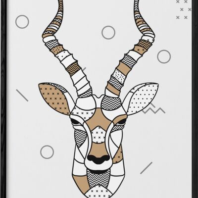 Affiche Antilope scandinave
