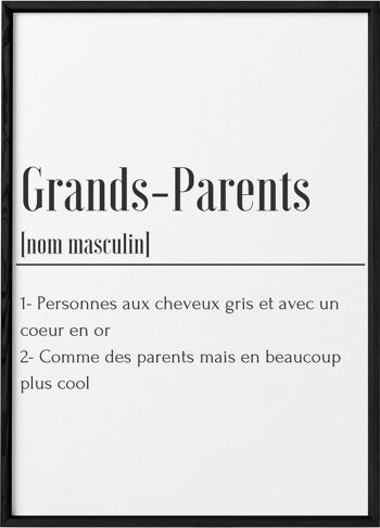 Affiche Définition Grands-Parents 3