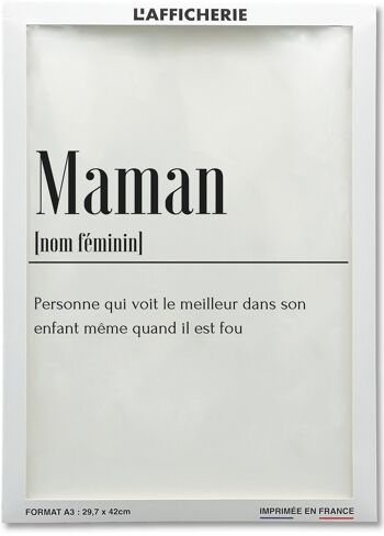 Affiche Définition Maman 2