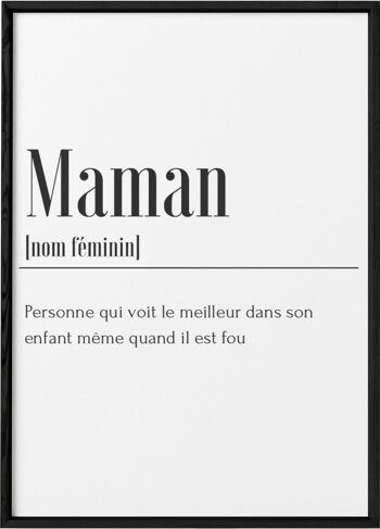 Affiche Définition Maman 3