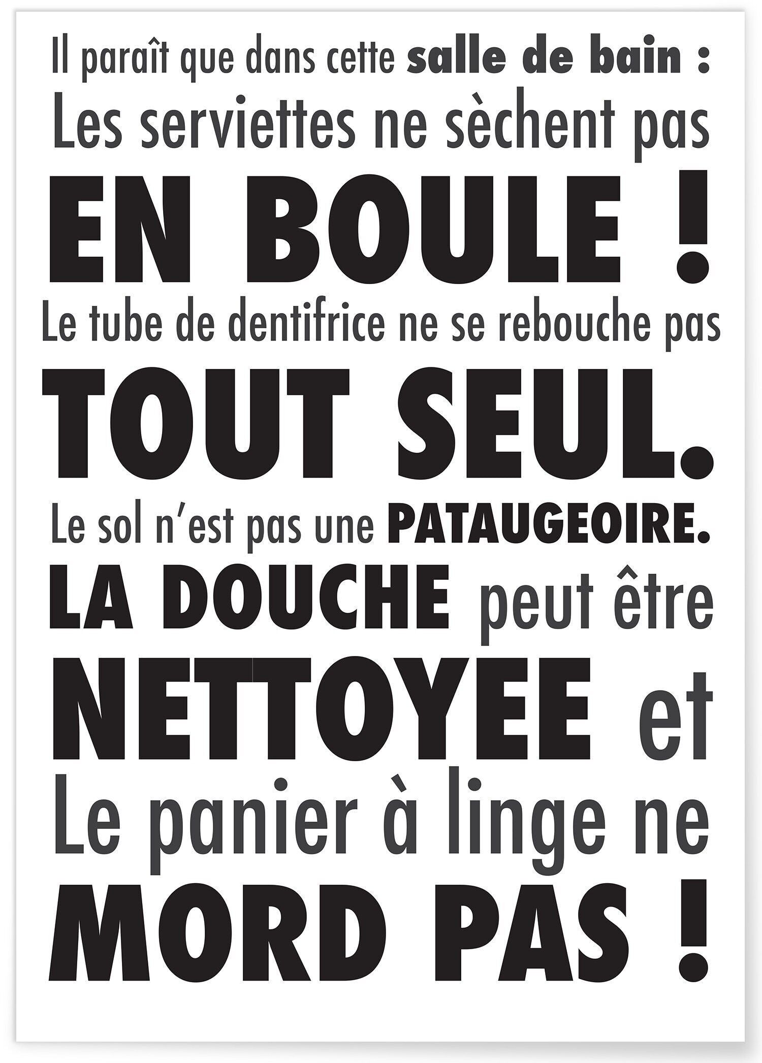 Poster Sembra che in questo bagno - umorismo