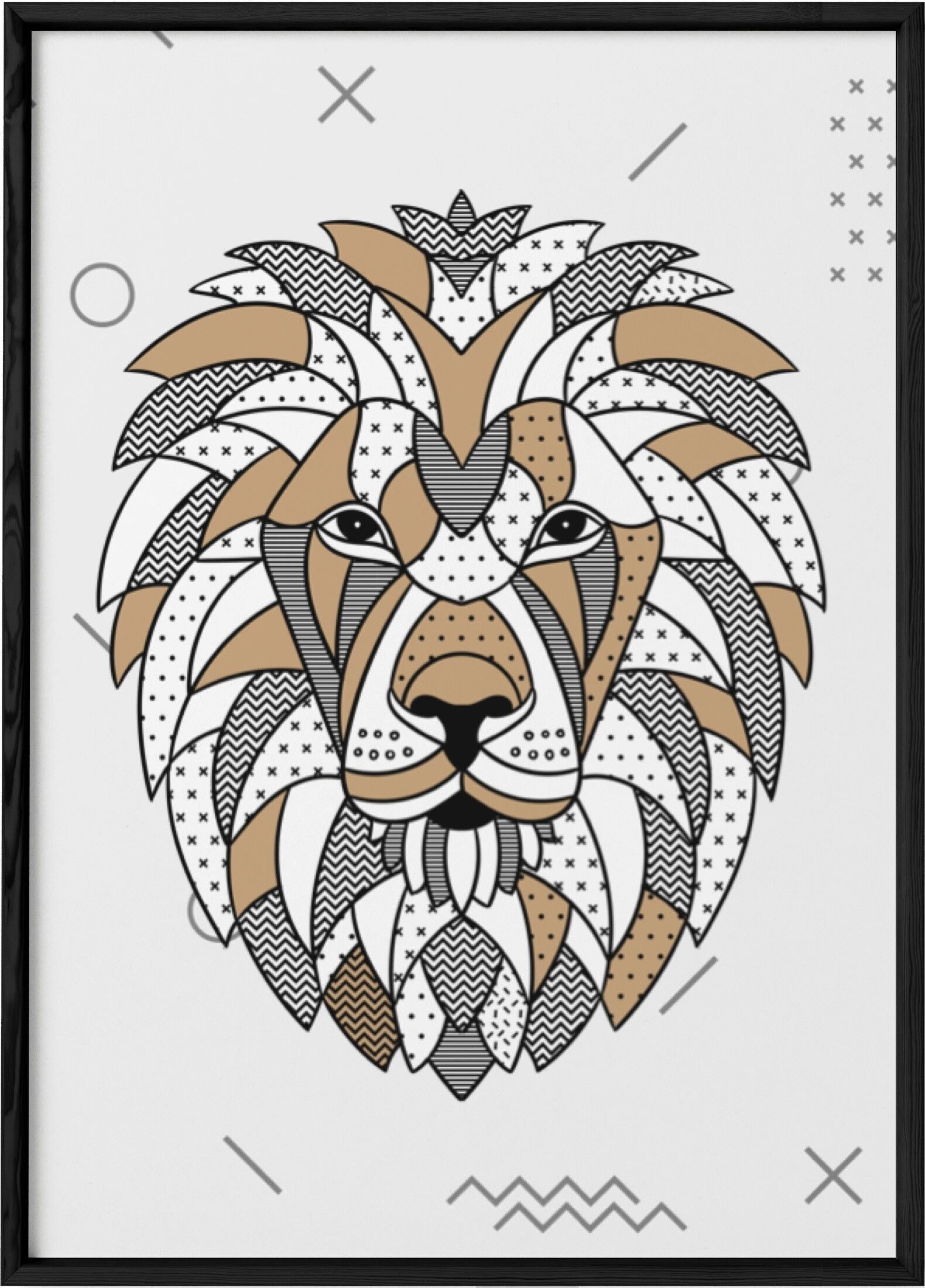 Poster del leone scandinavo