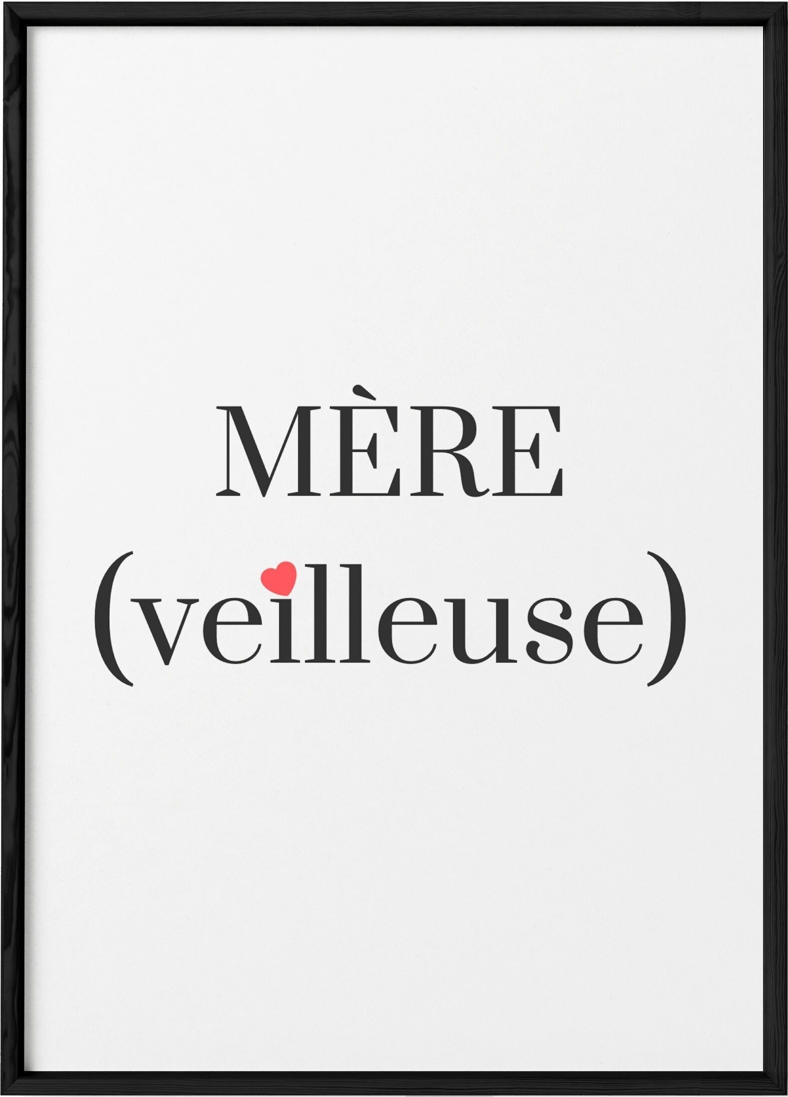 Póster Madre (luz nocturna)