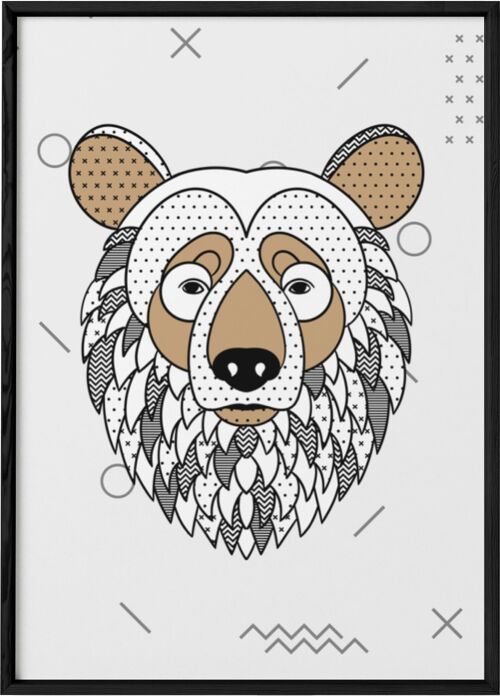 Affiche Ours scandinave