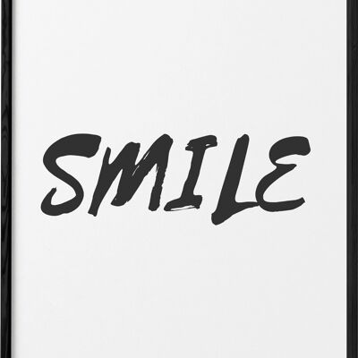 Lächeln-Plakat