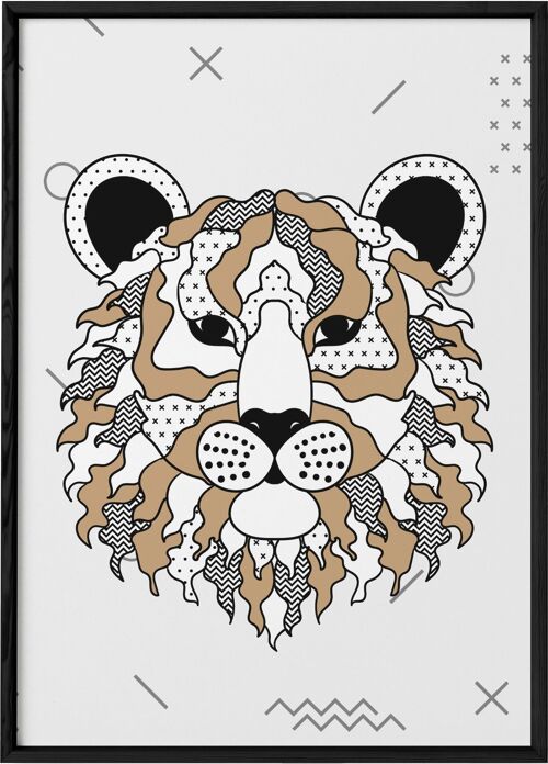 Affiche Tigre scandinave