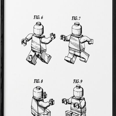 Lego Patent Poster