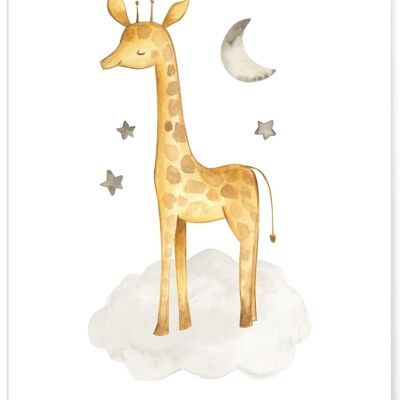 Baby-Giraffe-Plakat