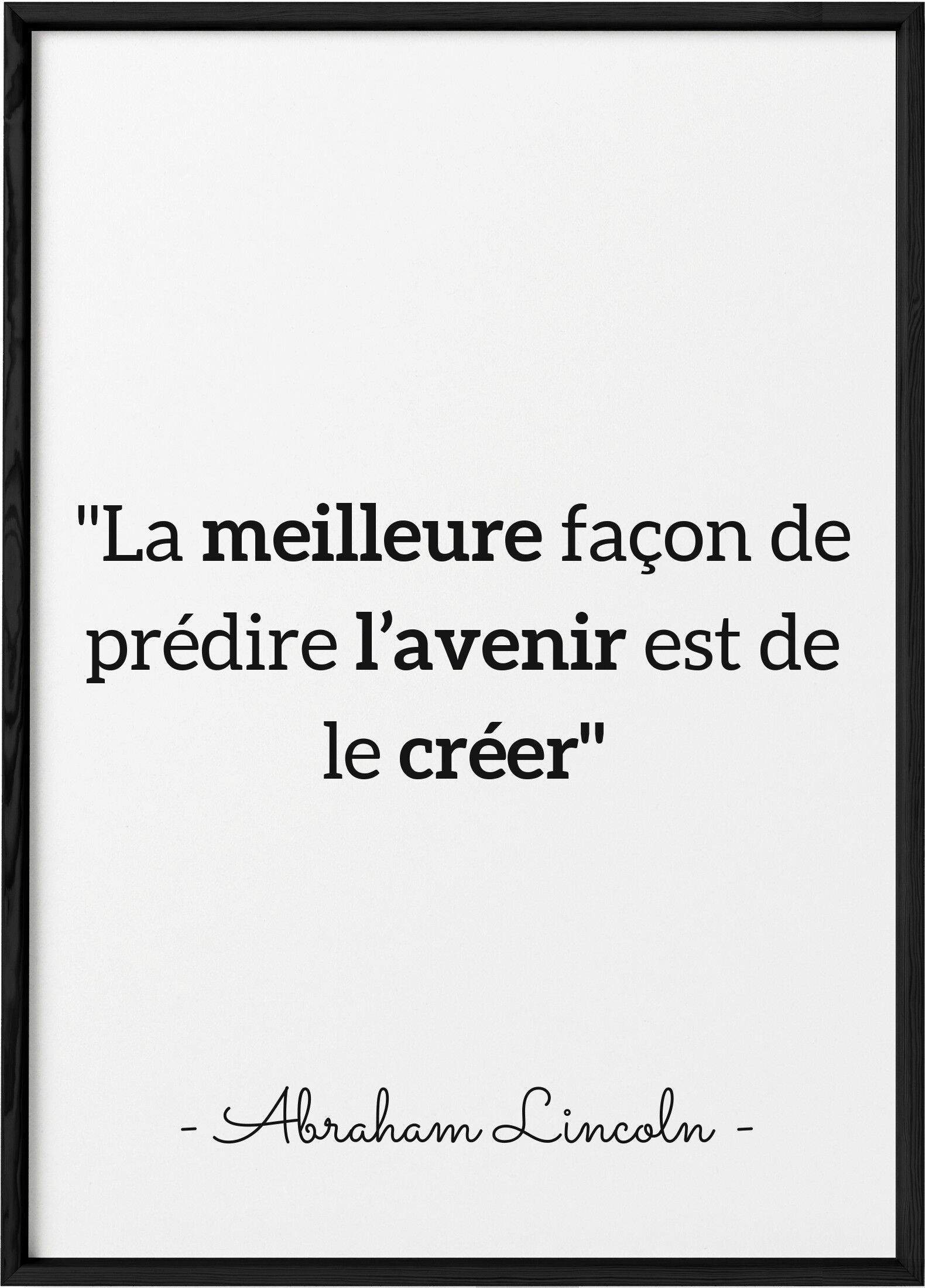 Poster Lincoln "Il modo migliore..."