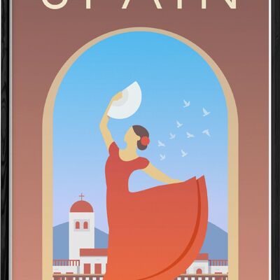 Plakat Spanien